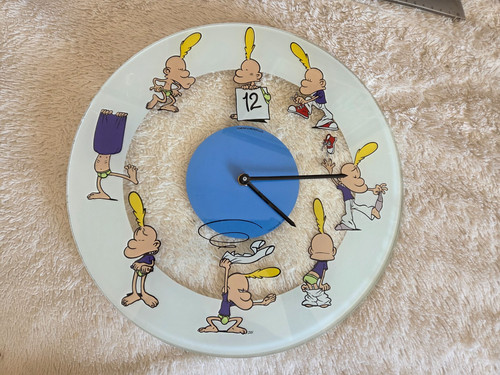 Horloge verre titeuf - verre,
