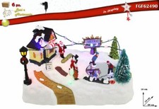 Mobile De Patinage Avec Lumières Mouvement Musique Décoration De Noël BAL