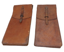 Paire de porte-chargeurs en cuir PM MAT 49 armée française Indochine/Algérie