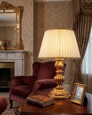 Lampe Grande En Bois Classique