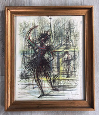 Cadre lithographie signé - lithographie,