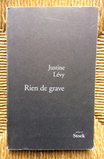 Livre roman Rien de grave de Justine Lévy