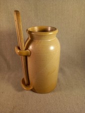 Pot à cornichons en grés et