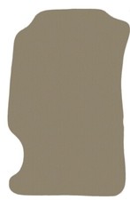 Conducteur pour Honda CR-X del Sol 1992-1997, Beige foncé Tapis de sol