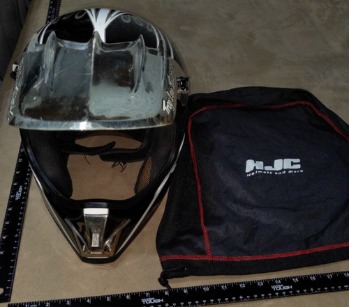 Hjc large motocross - motocross, helmet