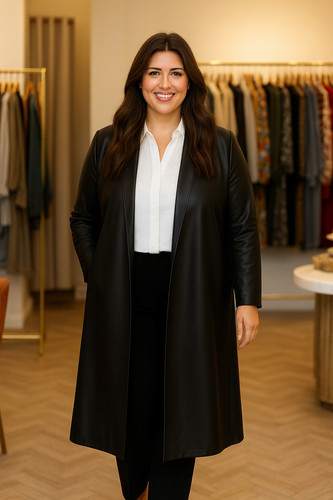 Veste forme trapèse - , en