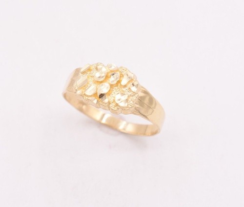 Bague nugget ovale - en, jaune