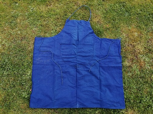Buf2 ancien tablier - tablier, bleu