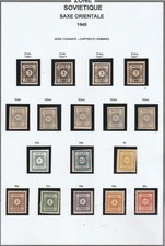 ALLEMAGNE : ZONE SOVIETIQUE -