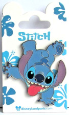 👍 Pin's STITCH HEUREUX - DISNEYLAND PARIS 77 -  Signé Disneyland Paris Neuf
