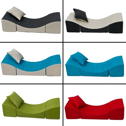 Pouf dépliant fauteuil en - 3,