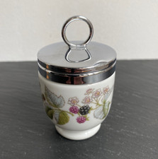 Cuit oeuf Petit Modèle Egg Coddler Royal Worcester Décor de mûres