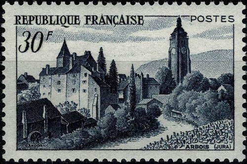 France 1951 vue - vue, d'arbois