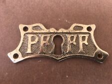 Ancienne entrée de serrure pour tiroir de machine à coudre Pfaff / Quincaillerie