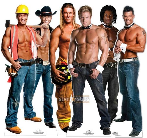 Chippendales taille réelle - chippendales,