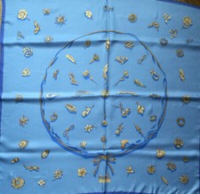 HERMÈS CARRÉ CLIPS TRÈS BON ÉTAT