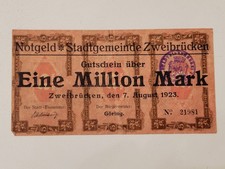 Eine Million Mark 1923 Ancien