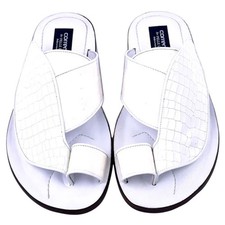 Sandal En Peau D'Autruche Et