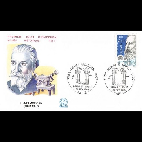 Fdc 1455 henri moissan - fdc,