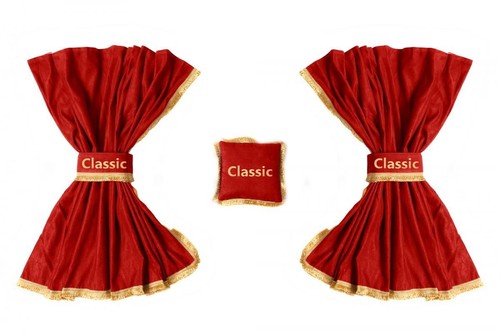 Rideaux avant rouges pour - rideaux,