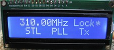ÉMETTEUR FM PLL 280Mhz - 360Mhz 1 WATT BROADCAST STL WITH LCD