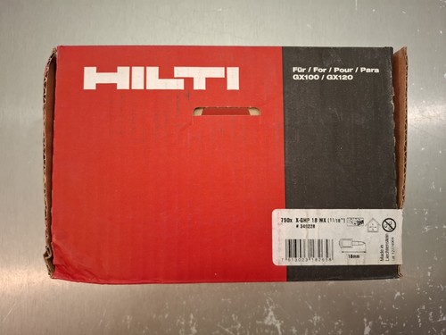 750 clous hilti ghp 18mx - hilti, x-ghp
