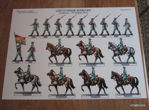 Planche soldats decouper - soldats,