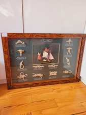 Grand Tableau Bateau Noeuds Marins