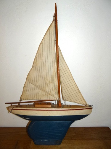 Ancien voilier bassin - ancien,