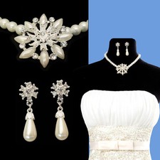 Parure Mariage Collier Boucle