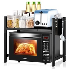 2 Niveaux Support de Four à Micro-Ondes Extensible Etagere Rangement Cuisine ...