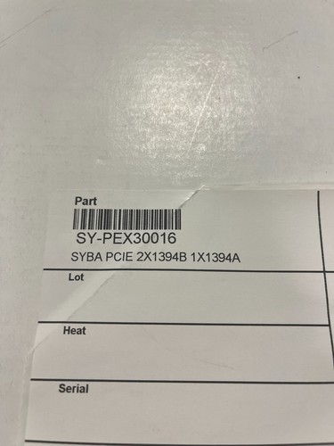 Syba pex30016 pcie - syba, firewire
