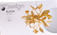 Lustre suspension Luce Ambiente Design Bloom S6 BCO en métal doré Ø 65cm