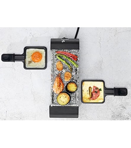 Mini gril raclette à 2 - 1,
