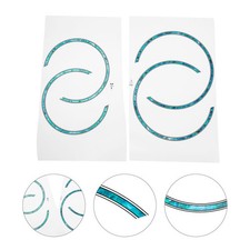 4 Pcs Sticker Rosace Guitare