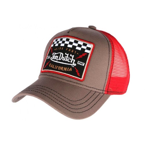 Casquette von dutch grise - casquette,