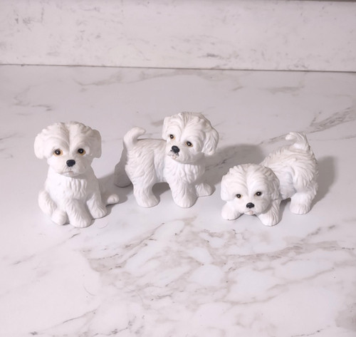 Vtg homco set white - homco,