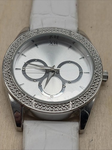 Montre blanche strass bracelet - montre,