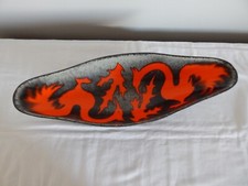  ANCIENNE GRANDE Coupe à Fruits en Céramique à Décor ANIMALIER 