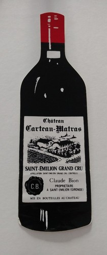 Autocollant bouteille vin - de,