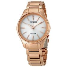 Citizen Eco-Drive Japanese-Quartz Watch with Stainless-Steel Strap EM0593-56A
