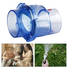 Clapet anti-retour fiable 50 mm PVC double union pour solutions de traitement de
