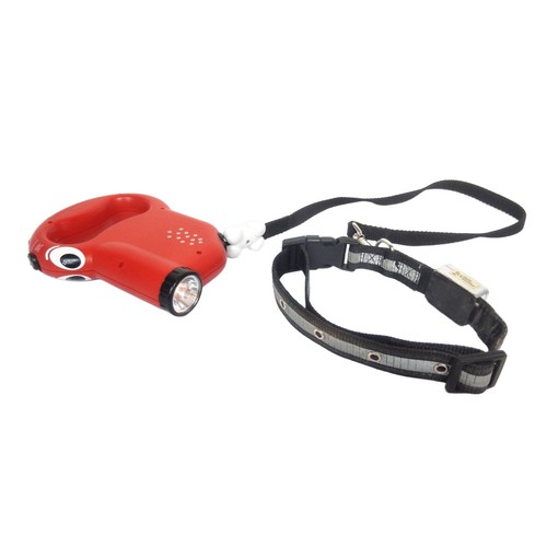 Laisse enroulable torche - enroulable, +