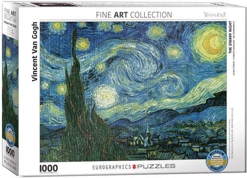 étoilée nuit van gogh 1000pc - van,