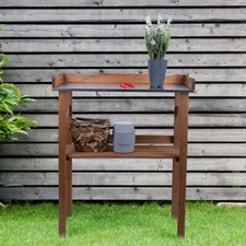 Table De Jardin En Bois Avec