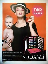PUBLICITE-ADVERTISING :  SEPHORA Top Maman  2016 Palette Color,Maquillage,Bébé
