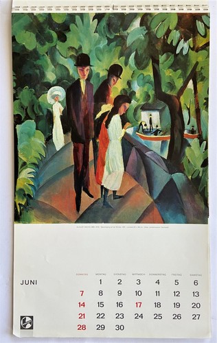 Calendrier art 1964 - d'art,