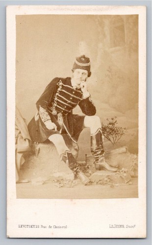 1870s cdv comte de beaufort - cdv,
