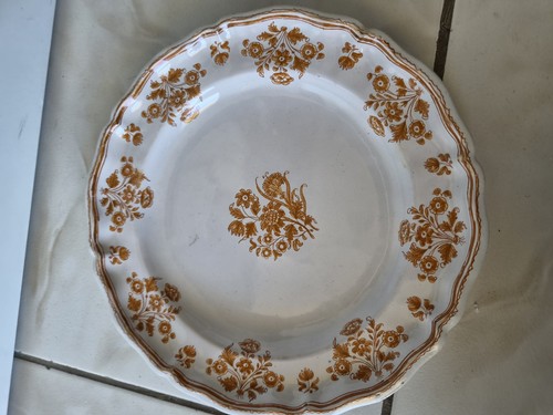 Assiette ancienne siècle - 18,