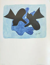 Georges BRAQUE (1882-1963) Affiche en lithographie 64x50cm Pélias et Nélée 1977